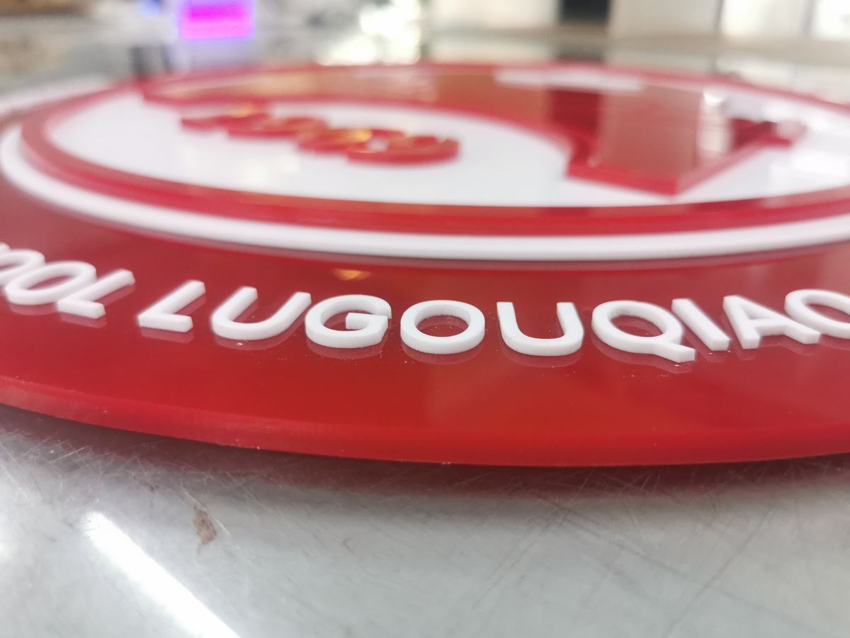 亚克力校徽标识有机玻璃企业学校标志标识来图定制 图片 3