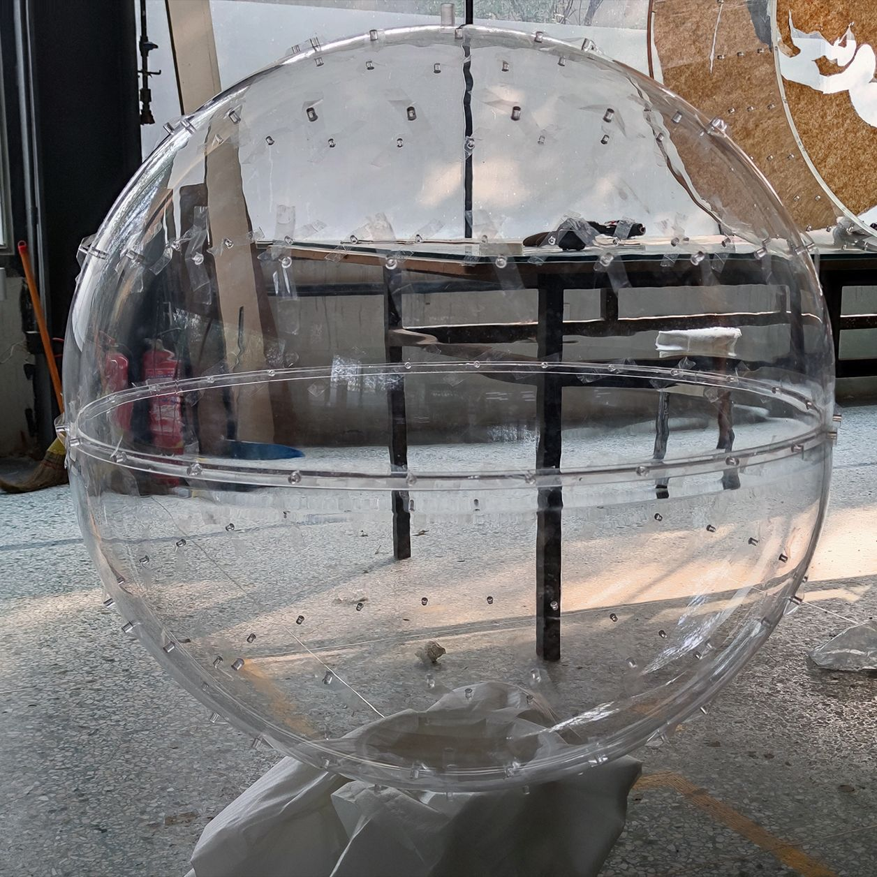 亚克力球形实验装置半球整球异形实验仪器有机玻璃大型实验器材 图片 1