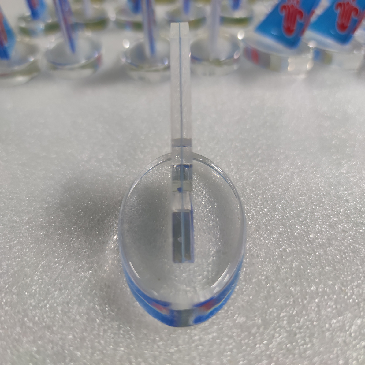 彩色亚克力标牌丝网印刷展牌立牌透明有机玻璃广告牌小型桌牌 图片 2