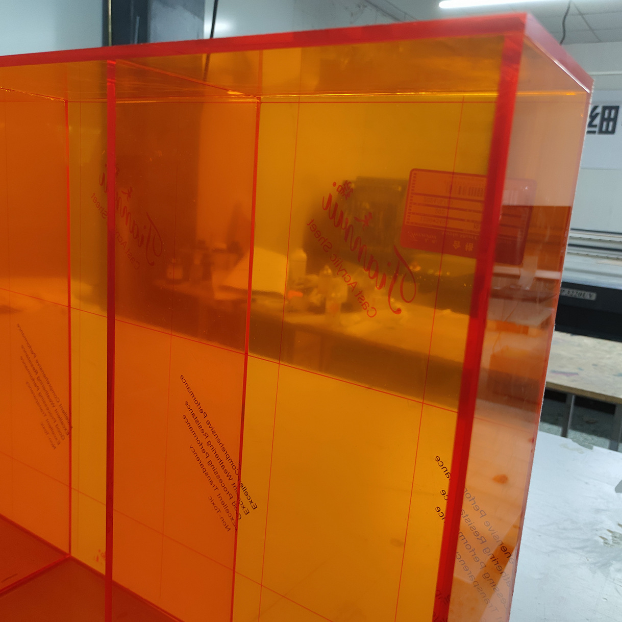 现代简约风亚克力茶色展柜透明有机玻璃多宝阁超市展示柜 图片 1