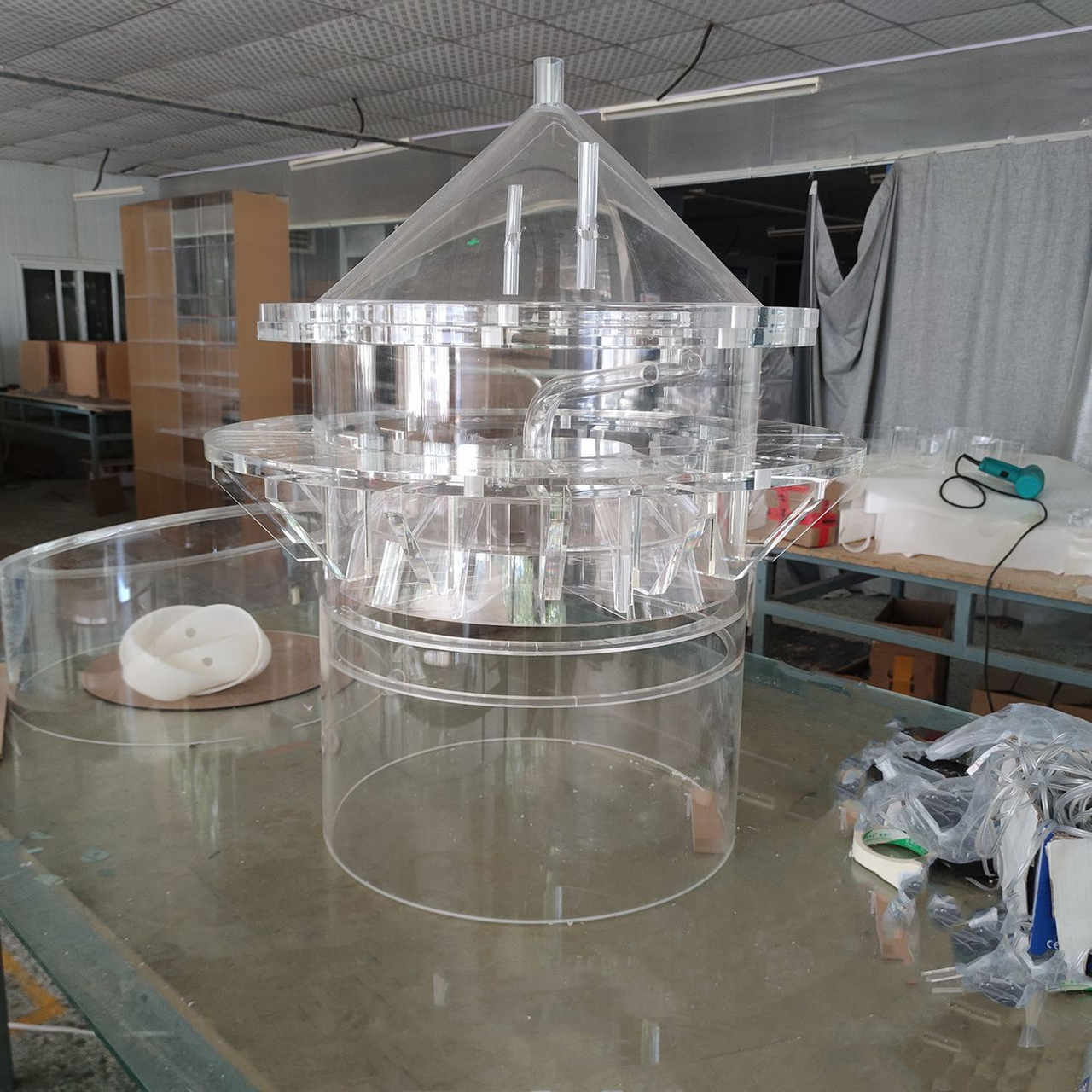 来图定制亚克力实验仪器 精密异形实验装置 有机玻璃实验器材厂家 图片 1