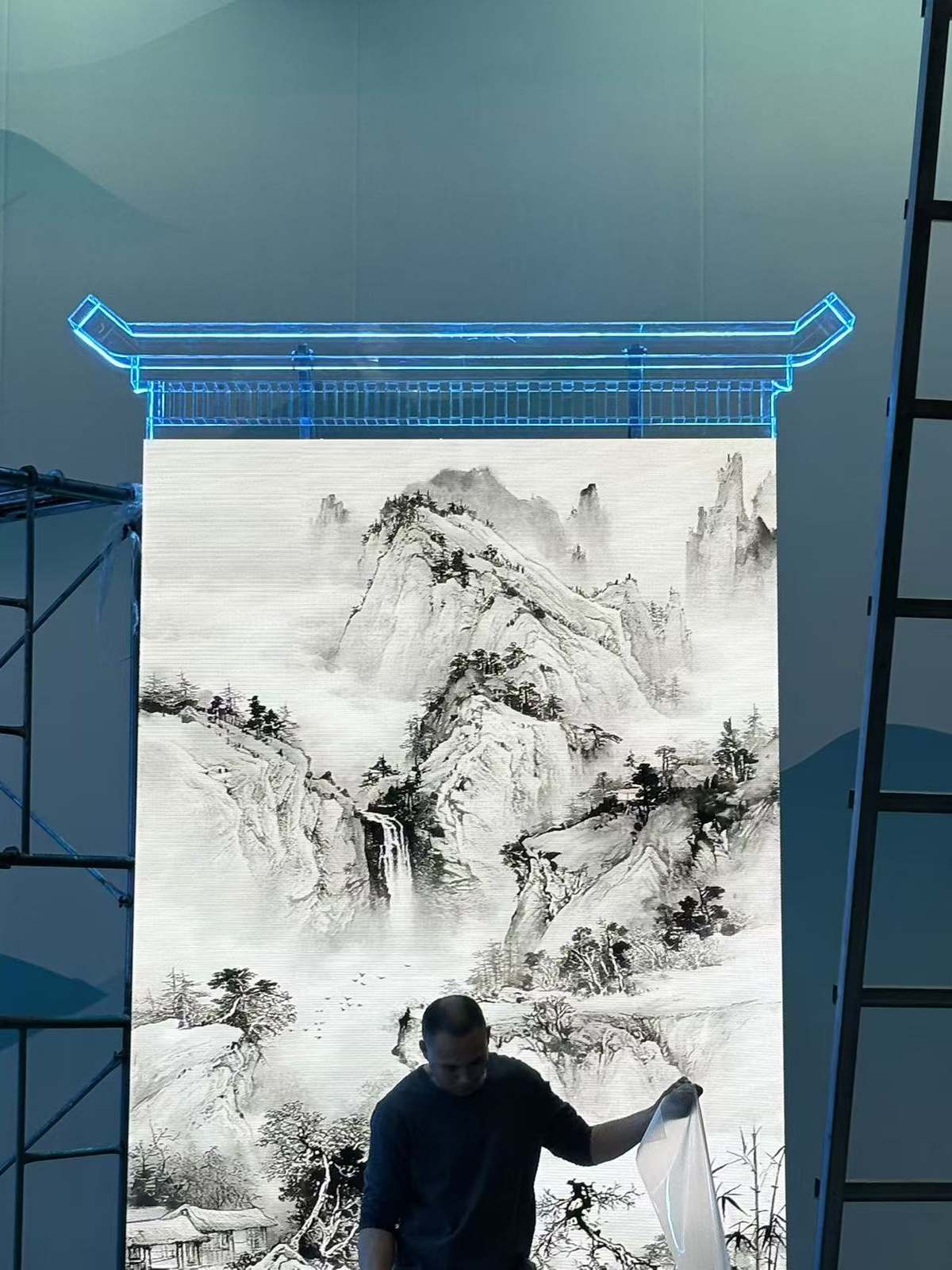 亚克力工程装饰古建筑造型 图片 5