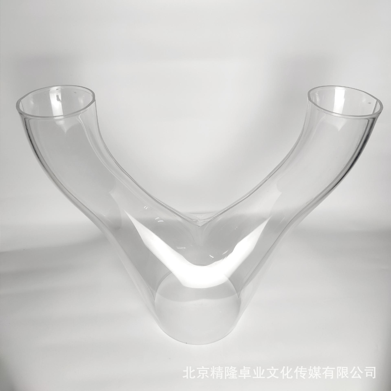 亚克力透明实验异型管道三通大型试验水箱热成型圆管可切割尺寸 图片 1