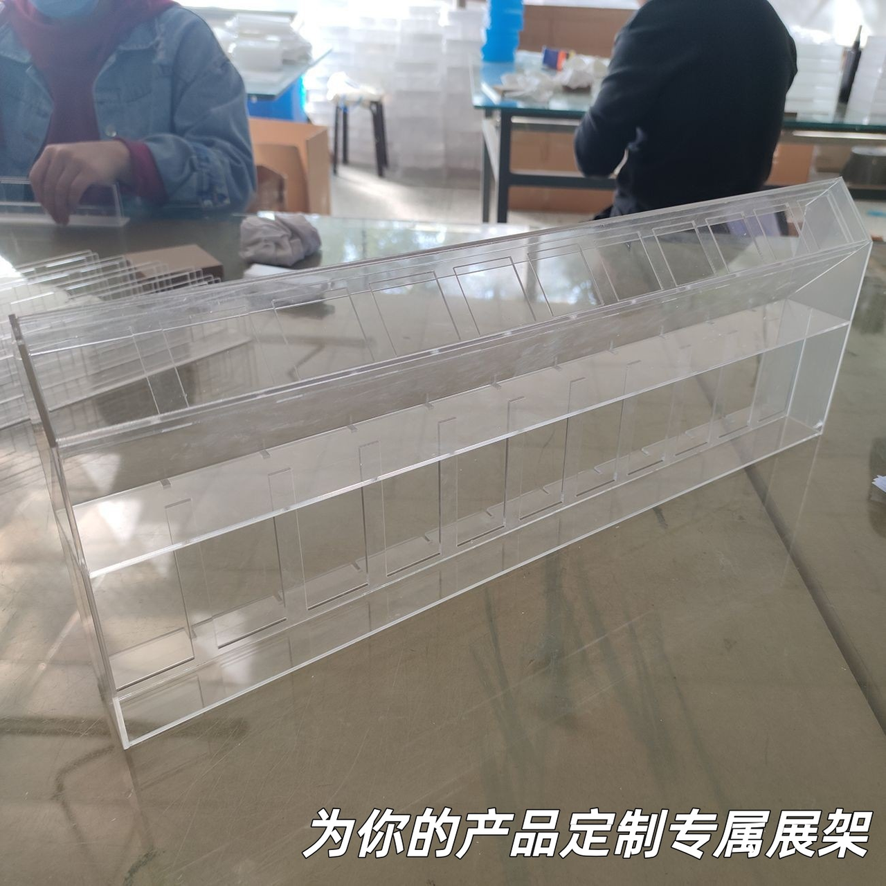 亚克力展示架护肤品陈列架唇膏展示台化妆品展架美妆陈列柜摆台 图片 3