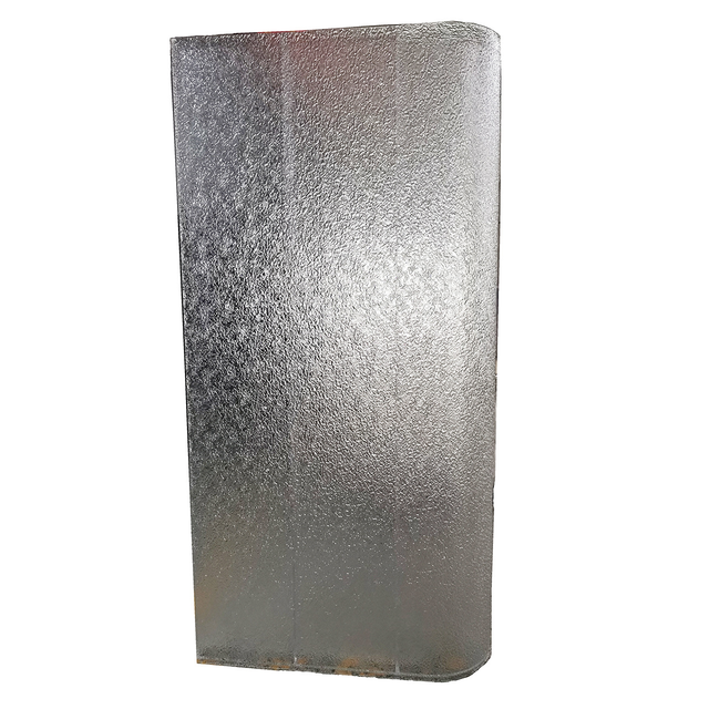 透明亚克力水波纹板折弯水槽异形有机玻璃造型景观装饰道具
